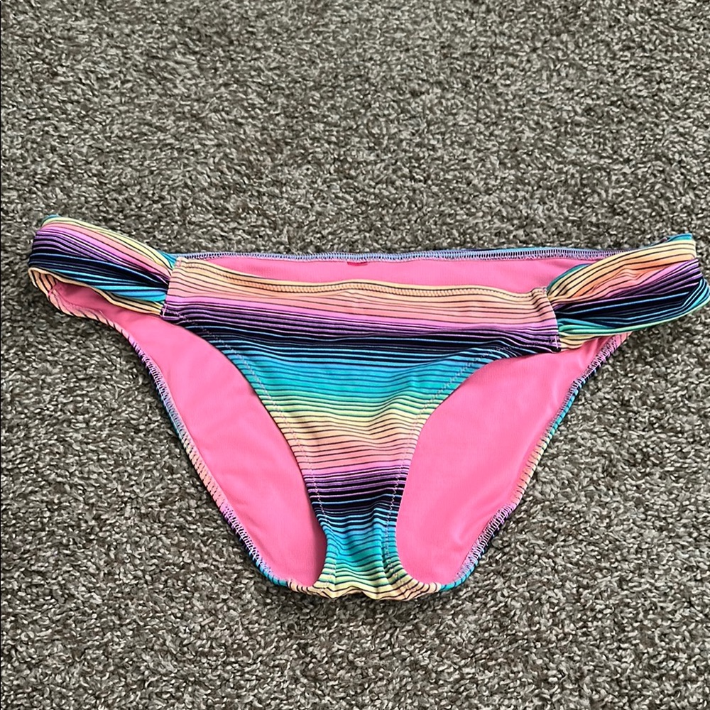 Victorias Secret Colorful Striped Bikini Bottom